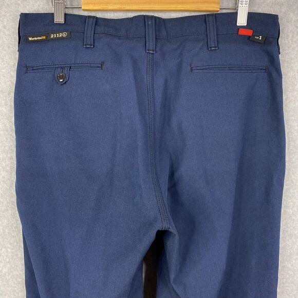 Workrite FR Pants Size 35 (Fits 36x32.5) Navy Blue 2112 Nomex ARC 7 Firefighter - Picture 7 of 12